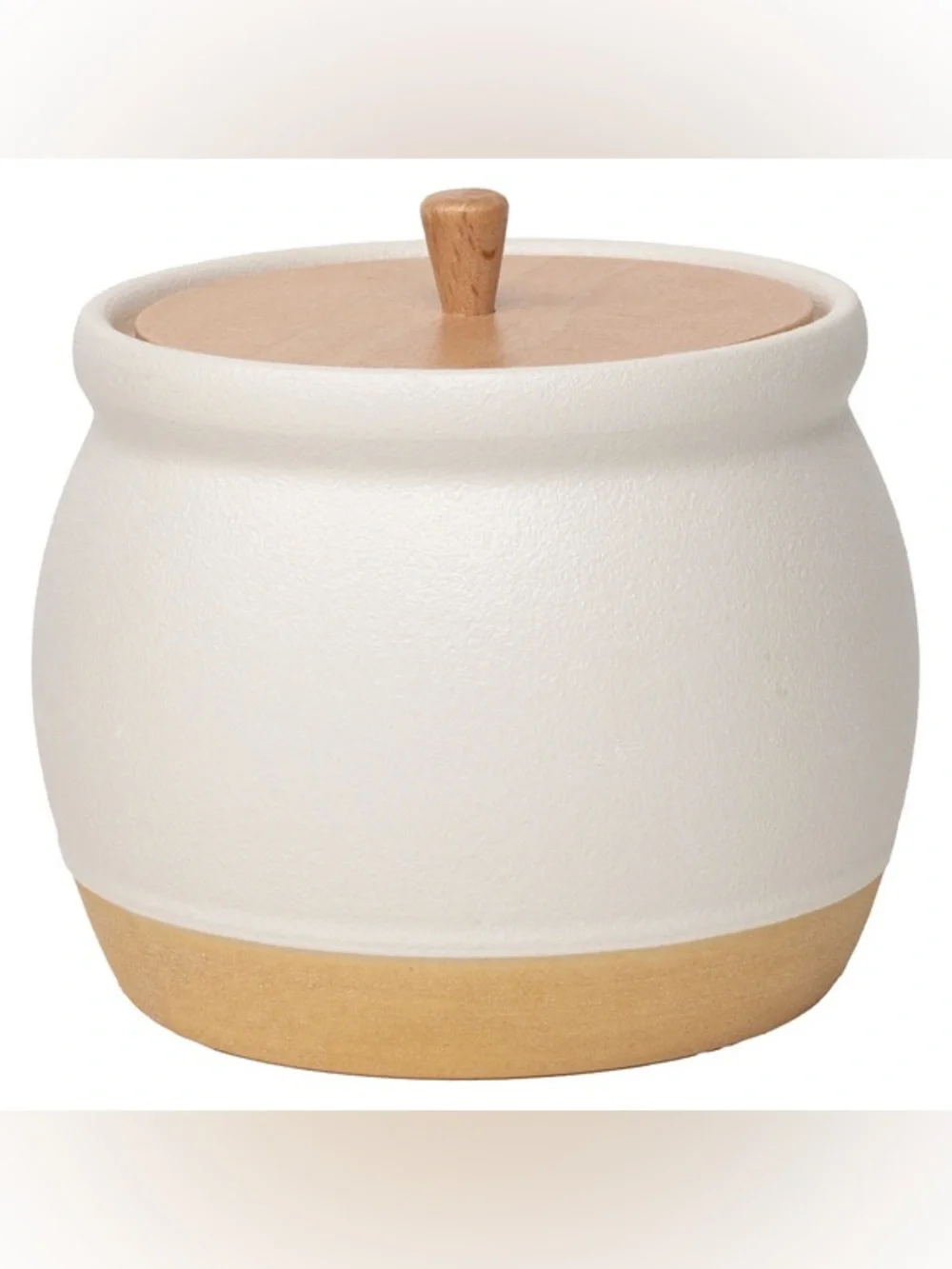 Handy  New in Box  Crofton Ceramic Pickle or Jam Jar  4.3 in x 4.3 in x 3.9 in